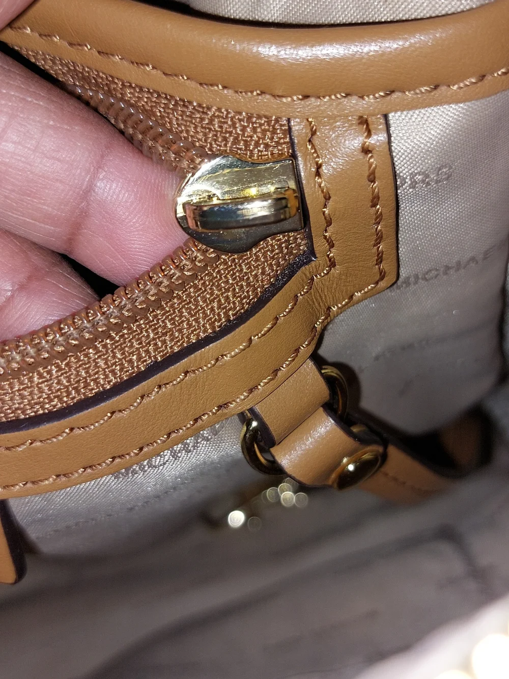 Michael Kors Jet Set Signature Vanilla Logo Backpack